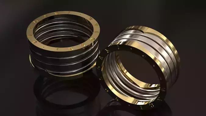 BVLGARI RING 3D MODEL 