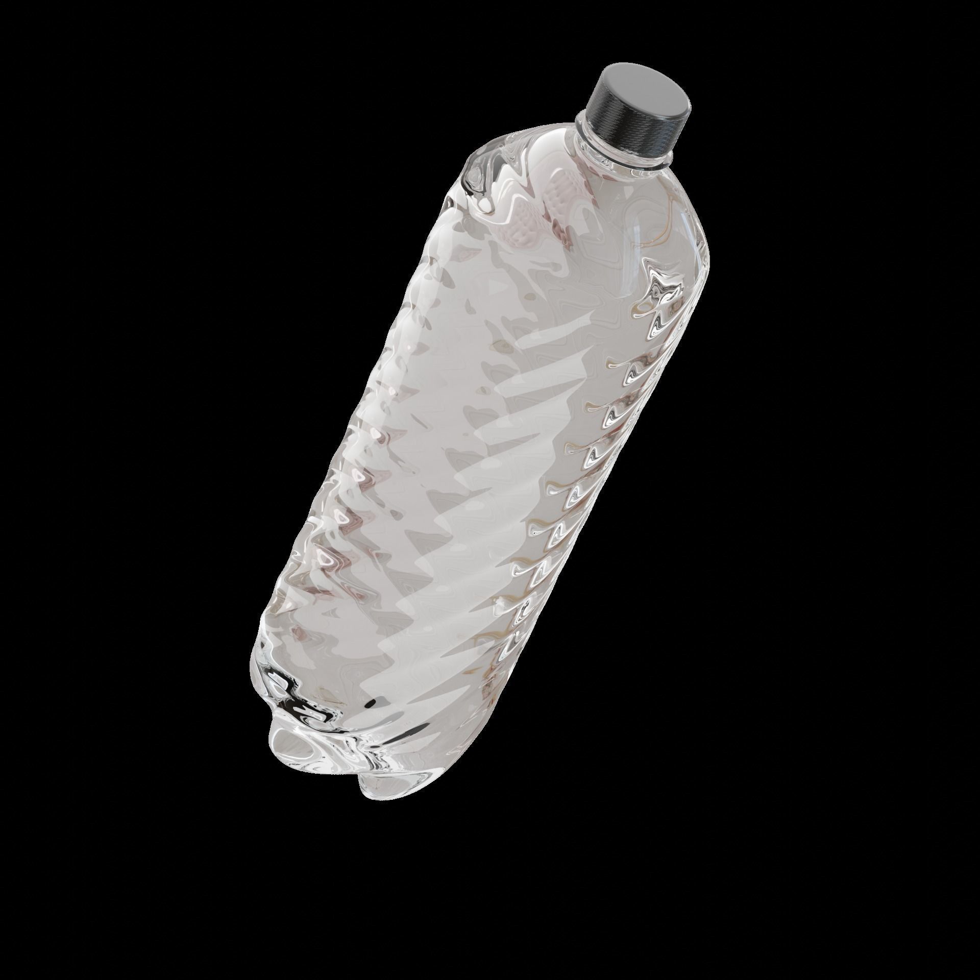 Generic Plastic Bottle 3D model_1
