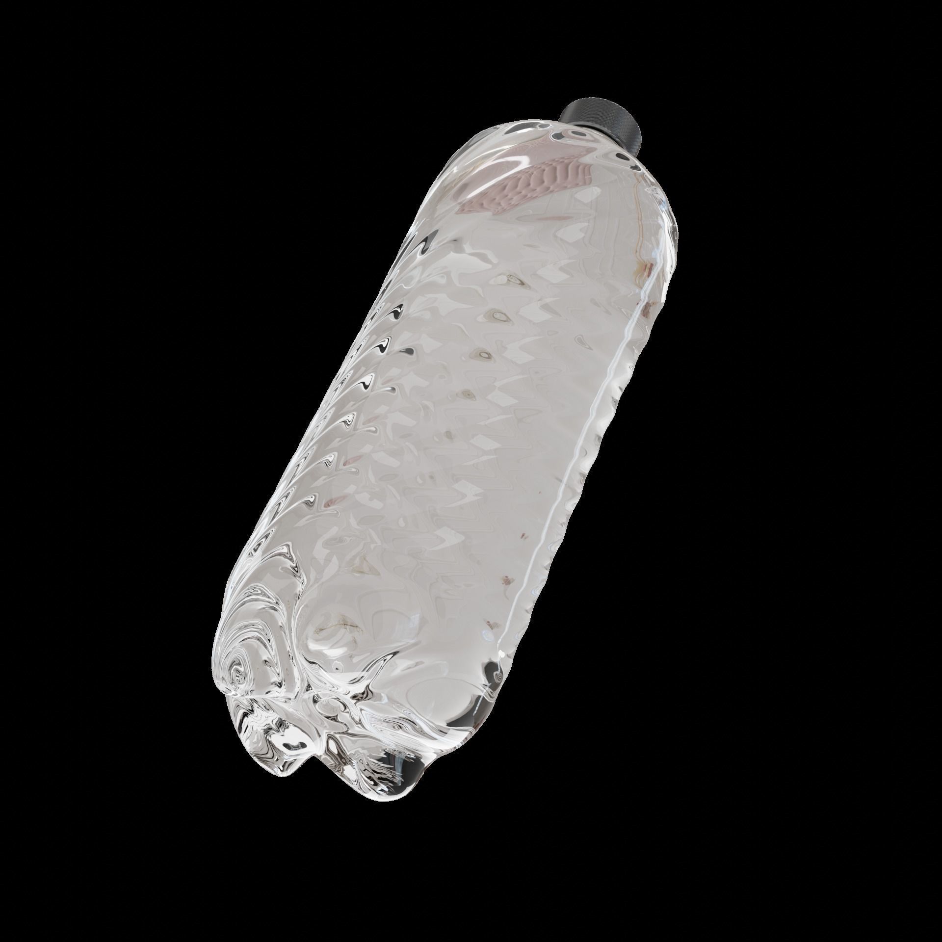 Generic Plastic Bottle 3D model_6