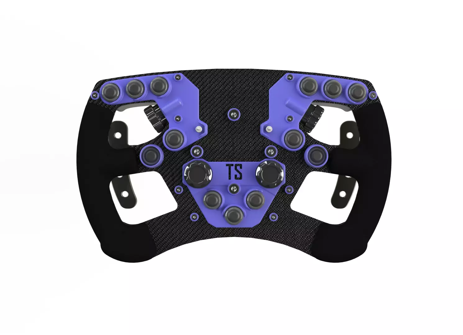 STEERING WHELL F1 TS 300MM Closed Ver 3D print model_0