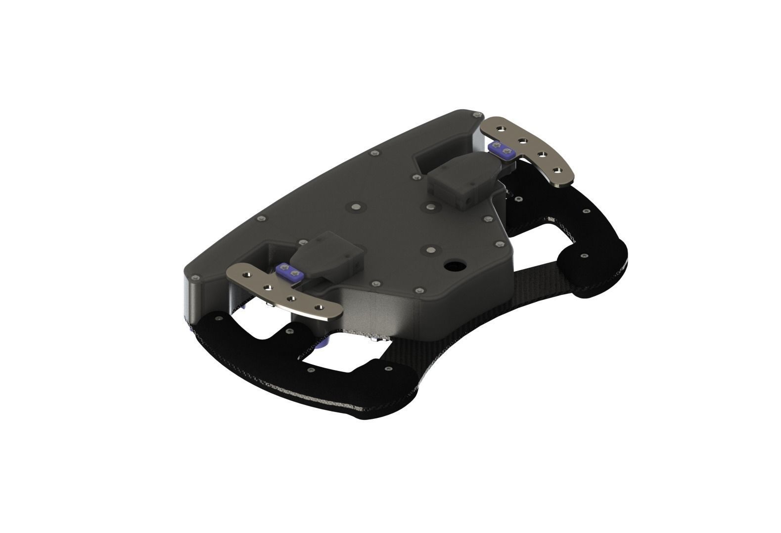 STEERING WHELL F1 TS 300MM Closed Ver 3D print model_6