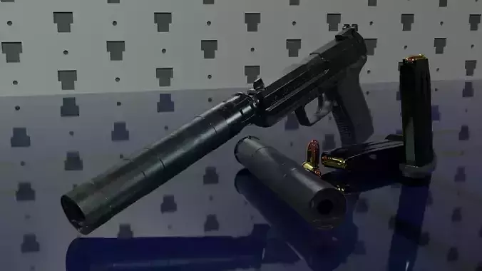 Rugged Supressor Silencer Obsidian 45 ACP