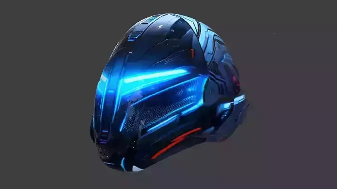 Cyberpunk Helmet 