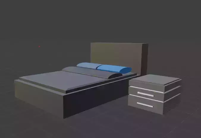 Bed And Dresser
