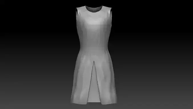 High-poly model Knight cape