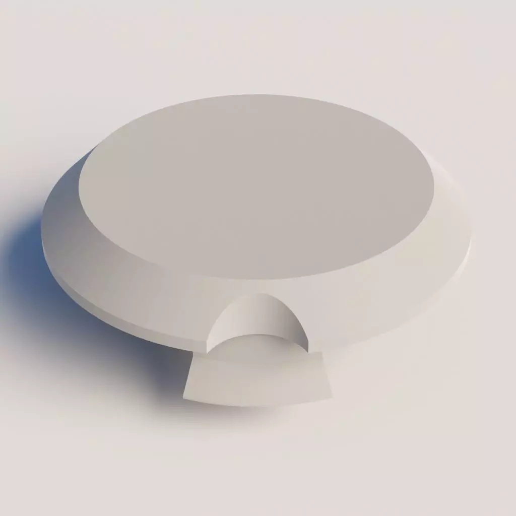 Towing eye cover Smart ForTwo 3D print model_0