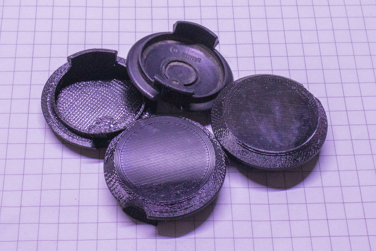 Towing eye cover Smart ForTwo 3D print model_6