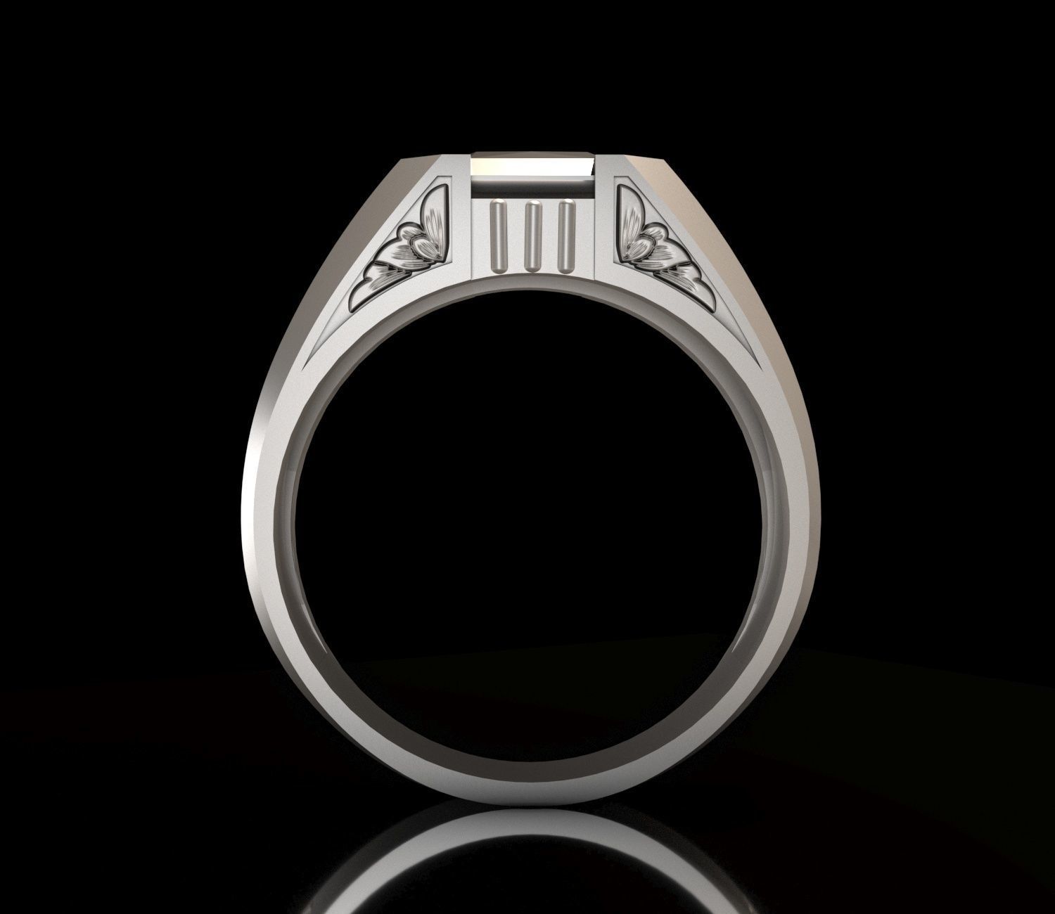 Men Ring 3D print model_3