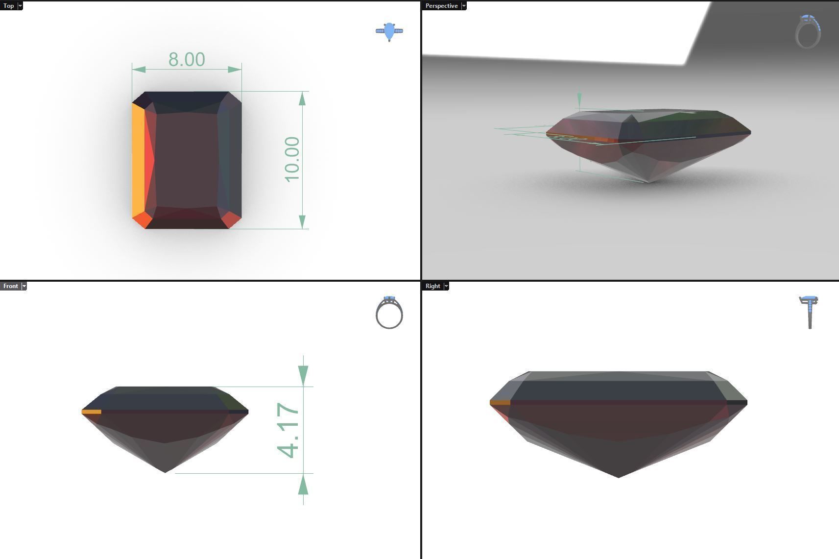 Men Ring 3D print model_5