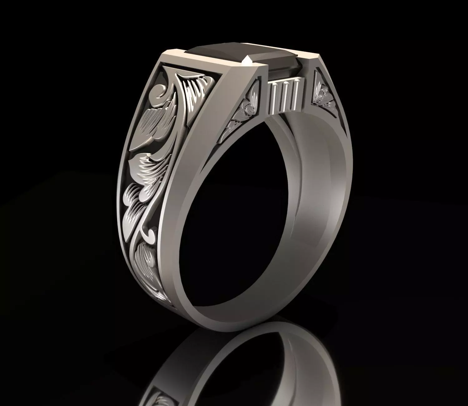 Men Ring 3D print model_0