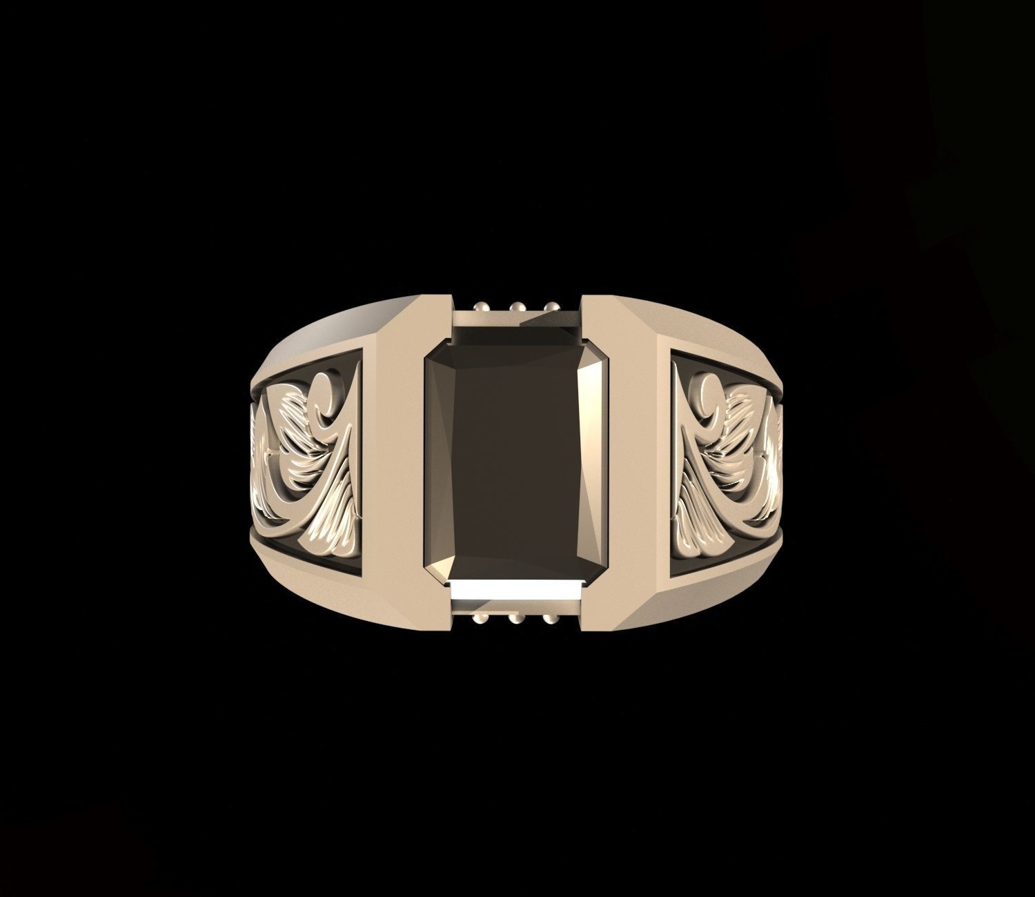 Men Ring 3D print model_4