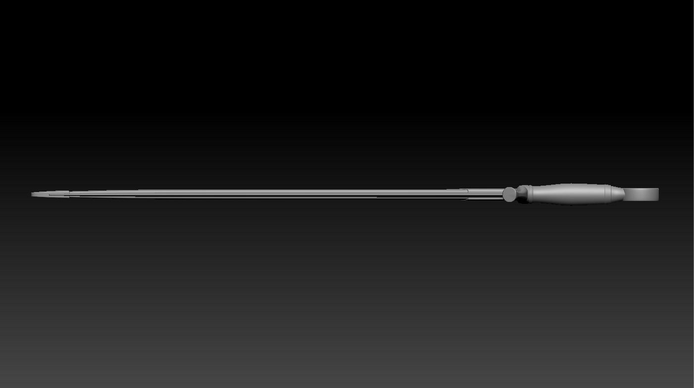 High-poly model sword sheath 3D model_2