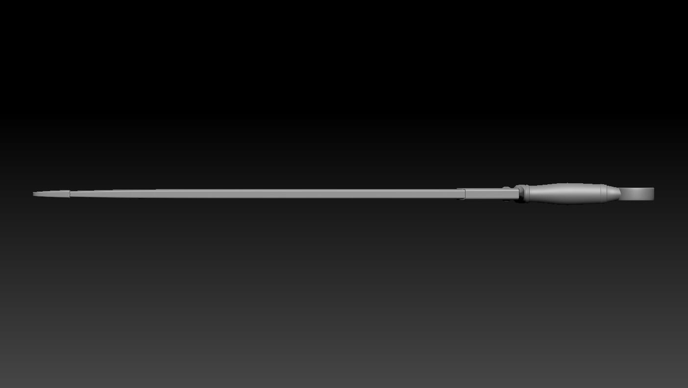 High-poly model sword sheath 3D model_3