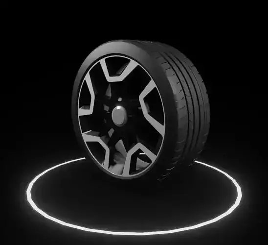sport car wheel 