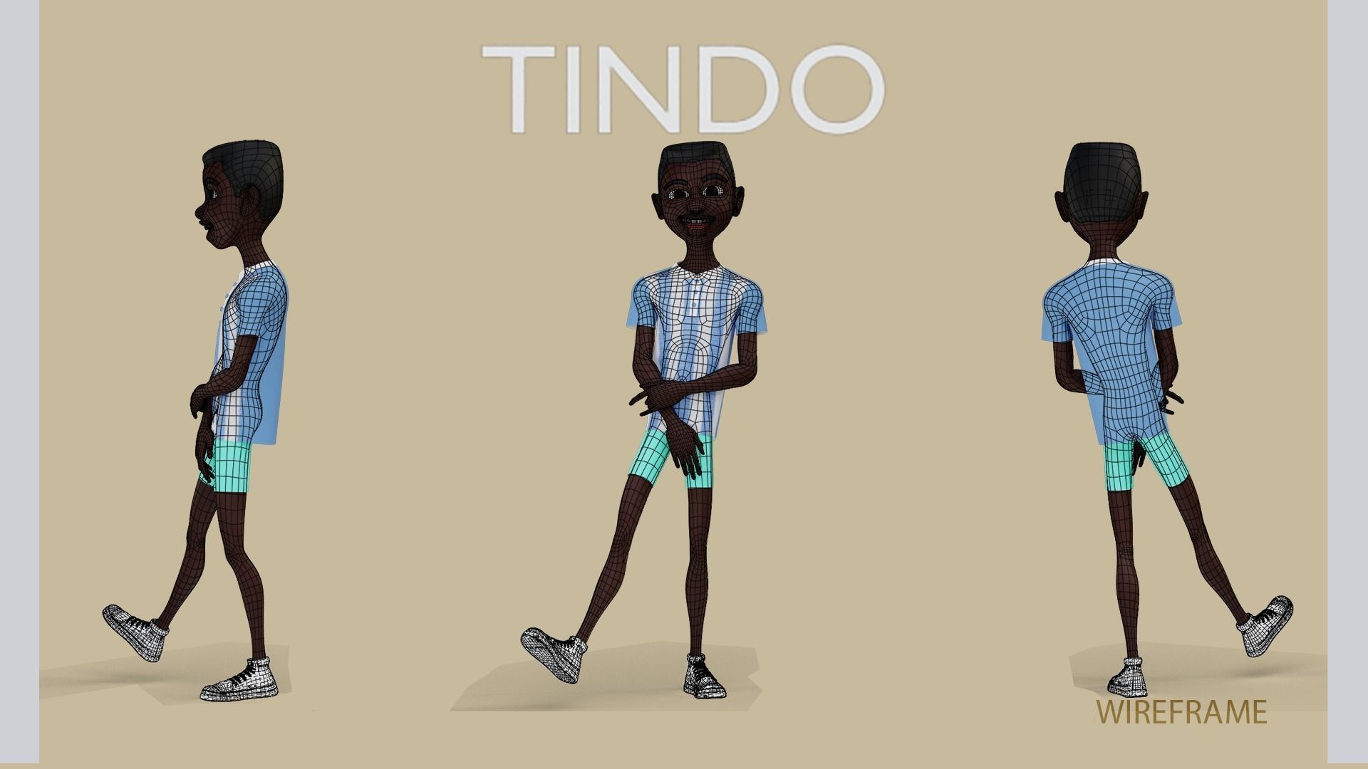 TINDO RIG MAYA VERSION Low-poly 3D model_6