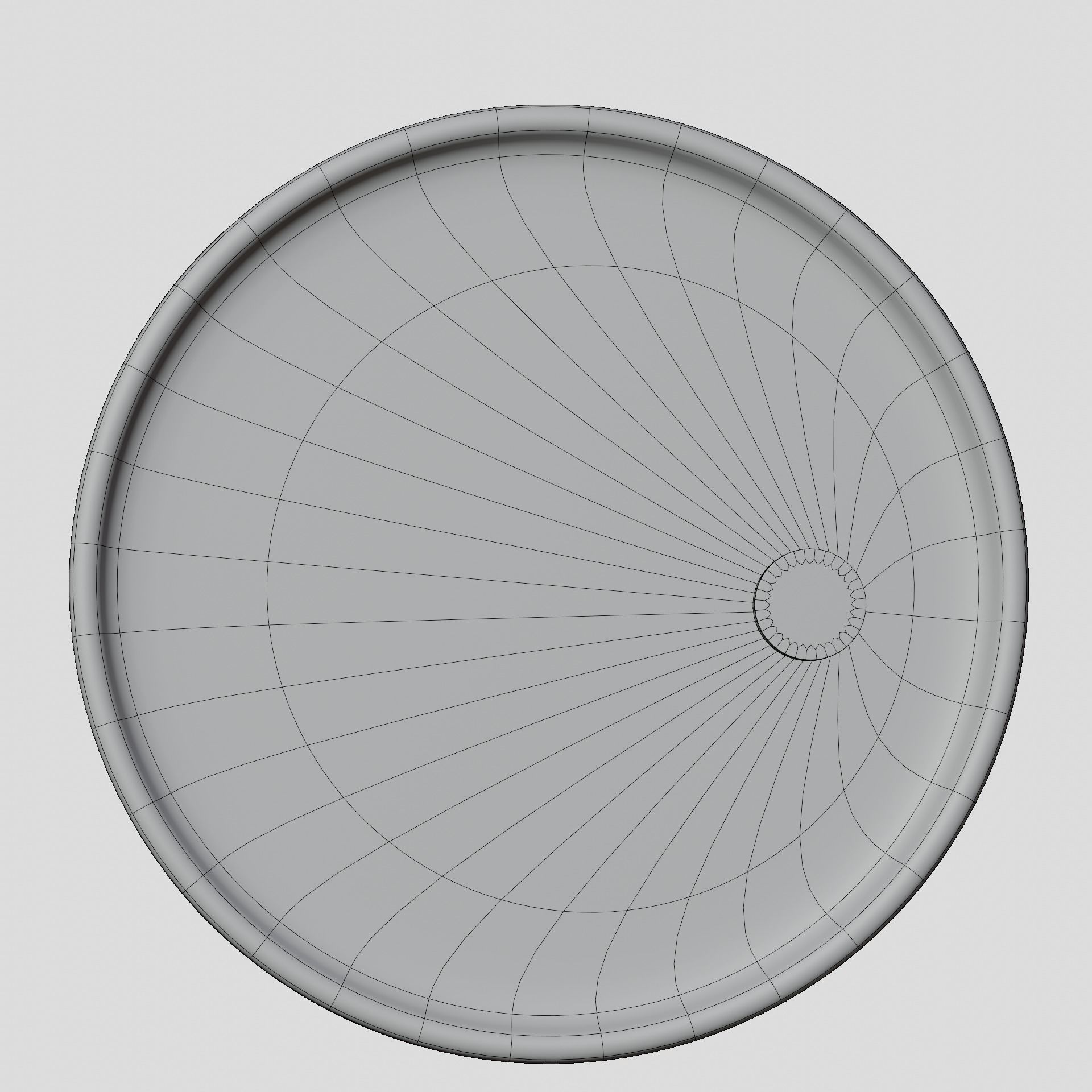Oil barrel Low-poly 3D model_4