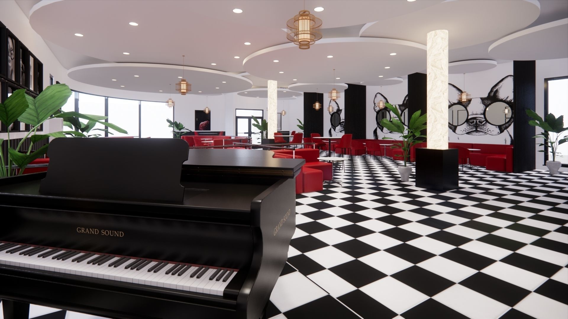 RESTAURANT DESIGN 3D model_12