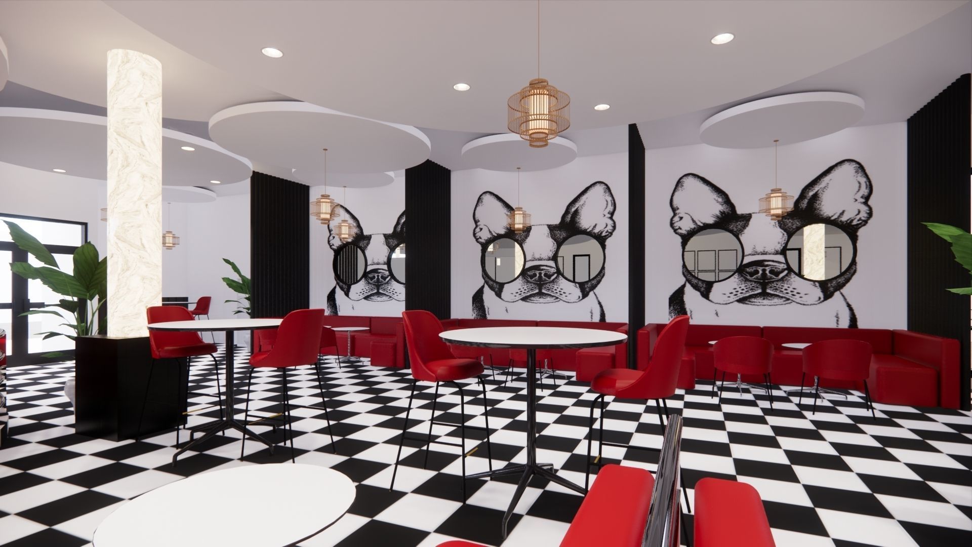RESTAURANT DESIGN 3D model_13