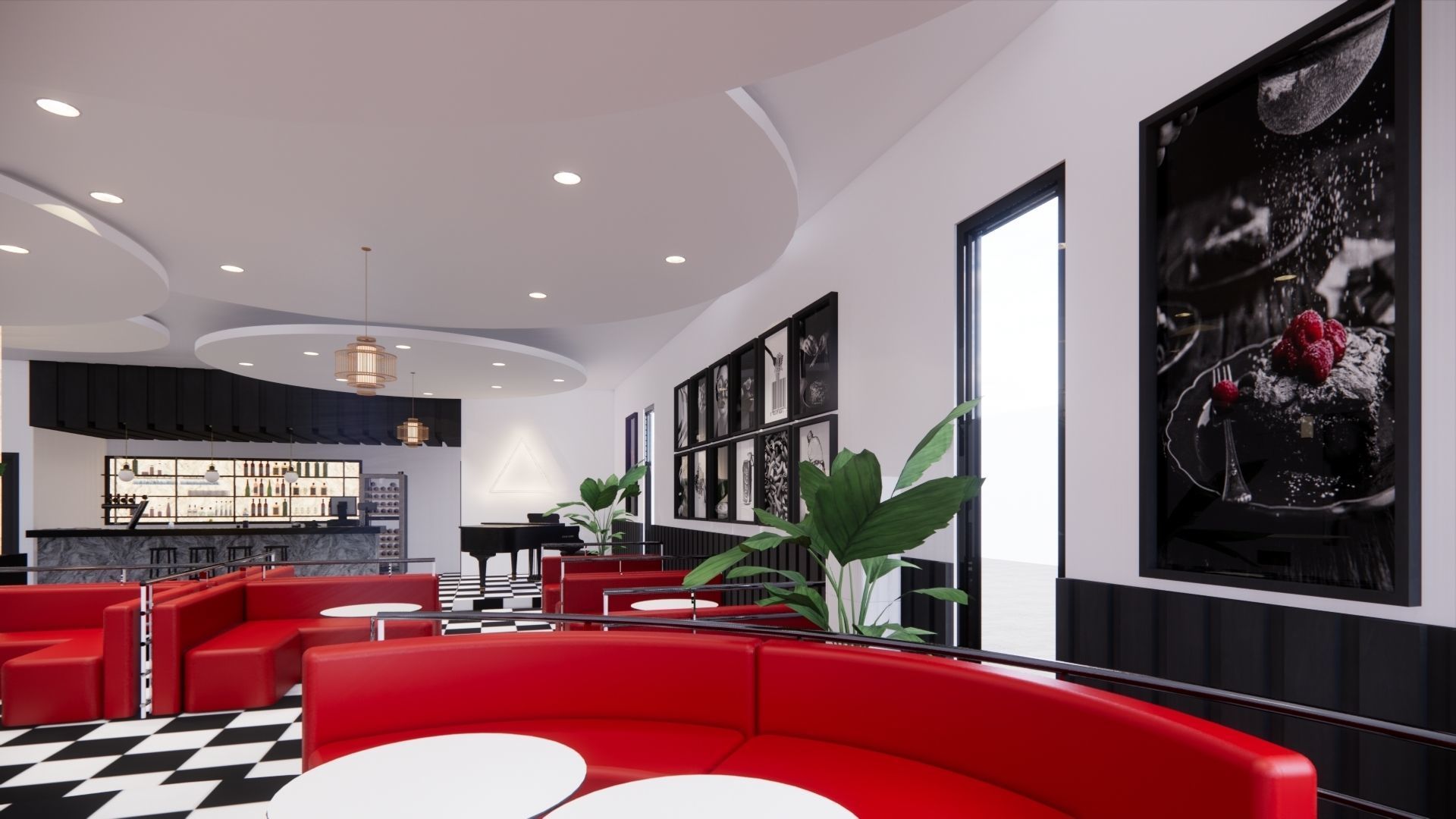 RESTAURANT DESIGN 3D model_7