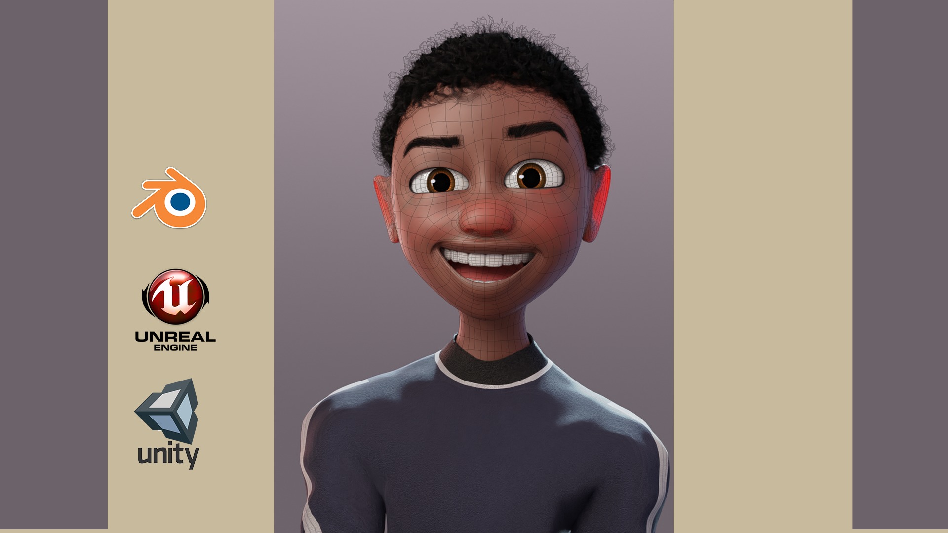 TINDO RIG BLENDER VERSION Low-poly 3D model_3