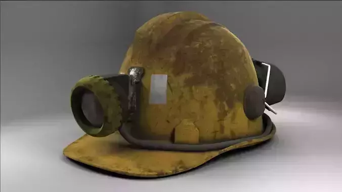 Mining Helmet 3D model