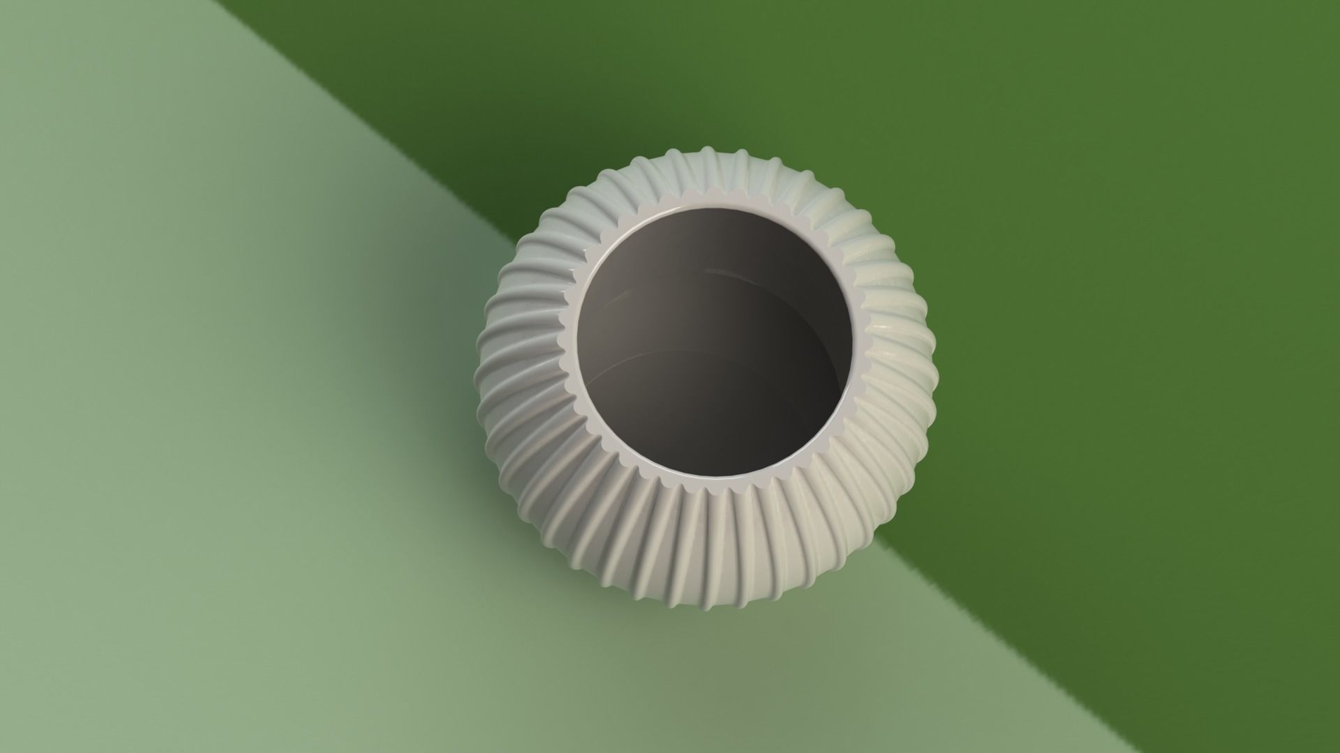 Flowerpot v2 3D print model_2