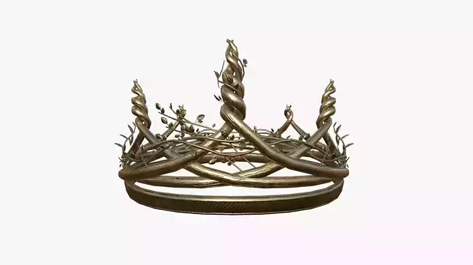 Nature Crown A03 Bronze - Fantasy Character Design