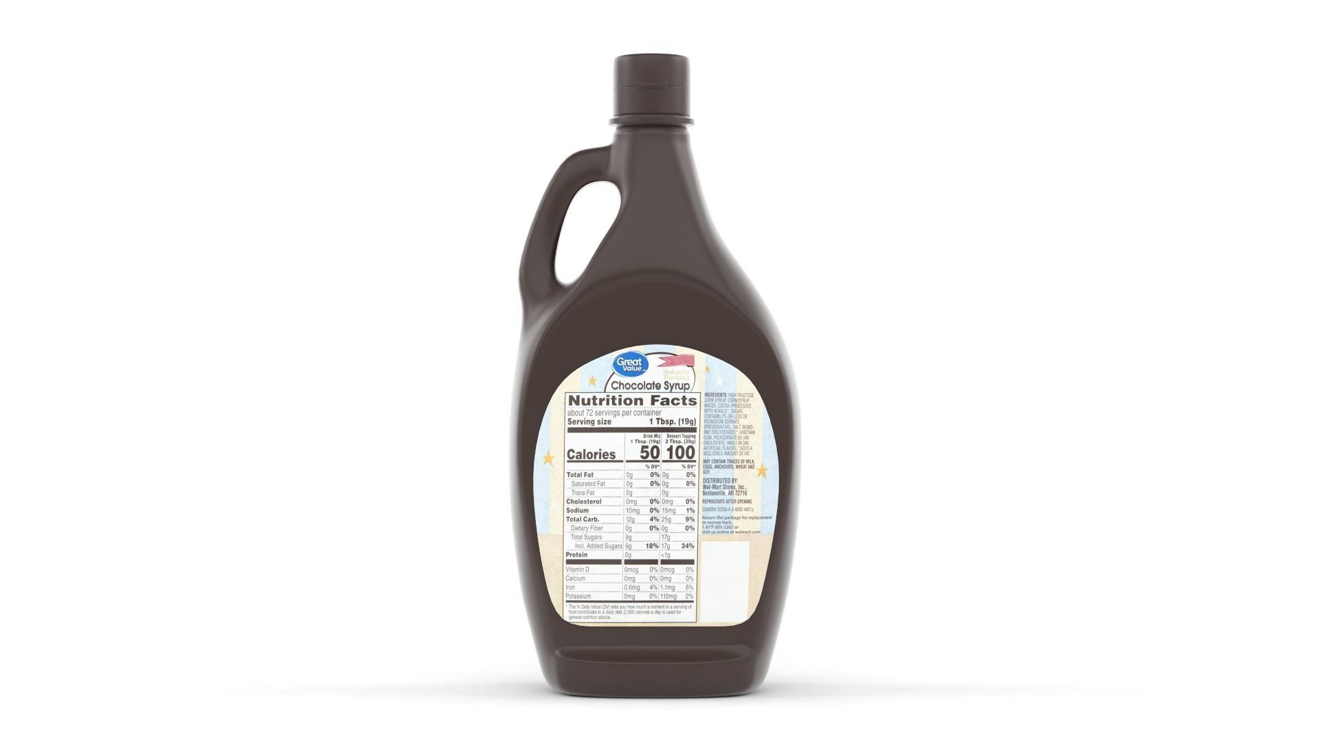 Chocolate Syrup 3D model_2