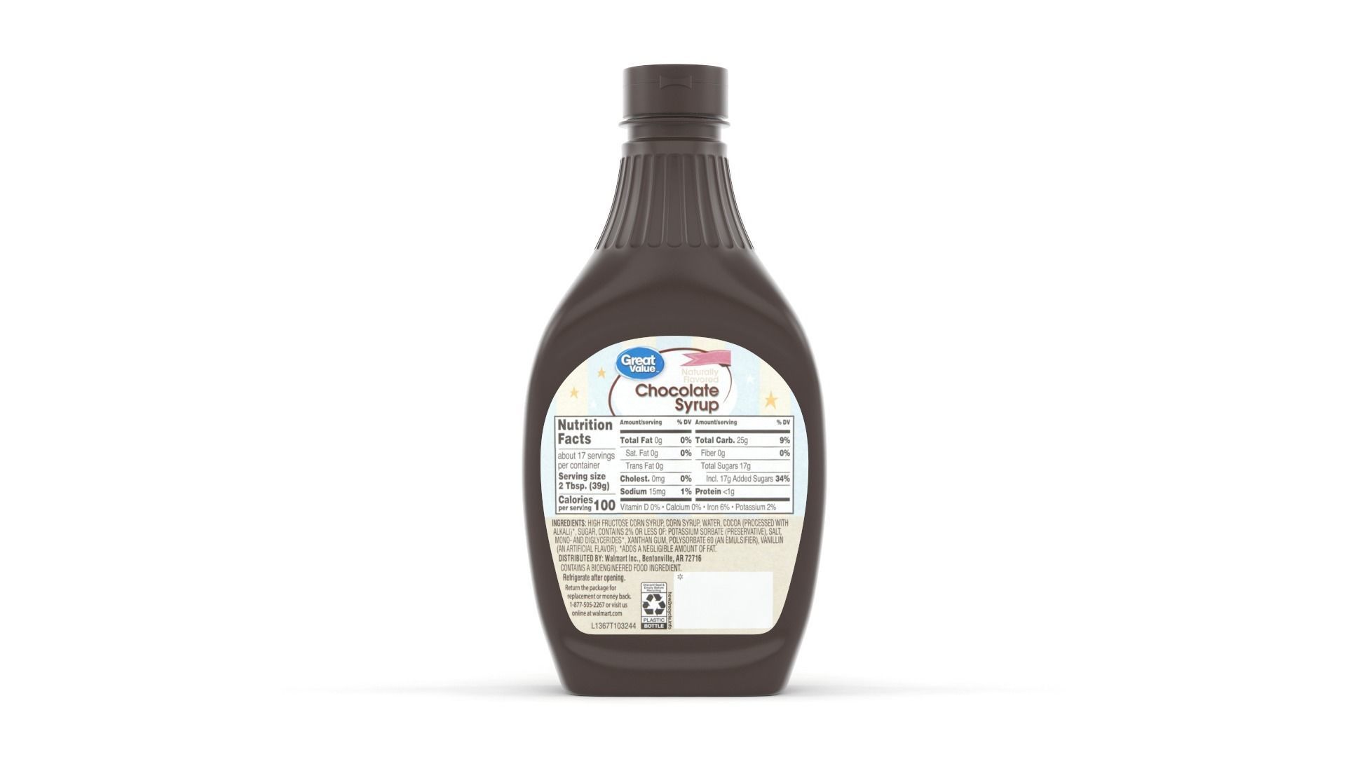 Chocolate Syrup 3D model_5