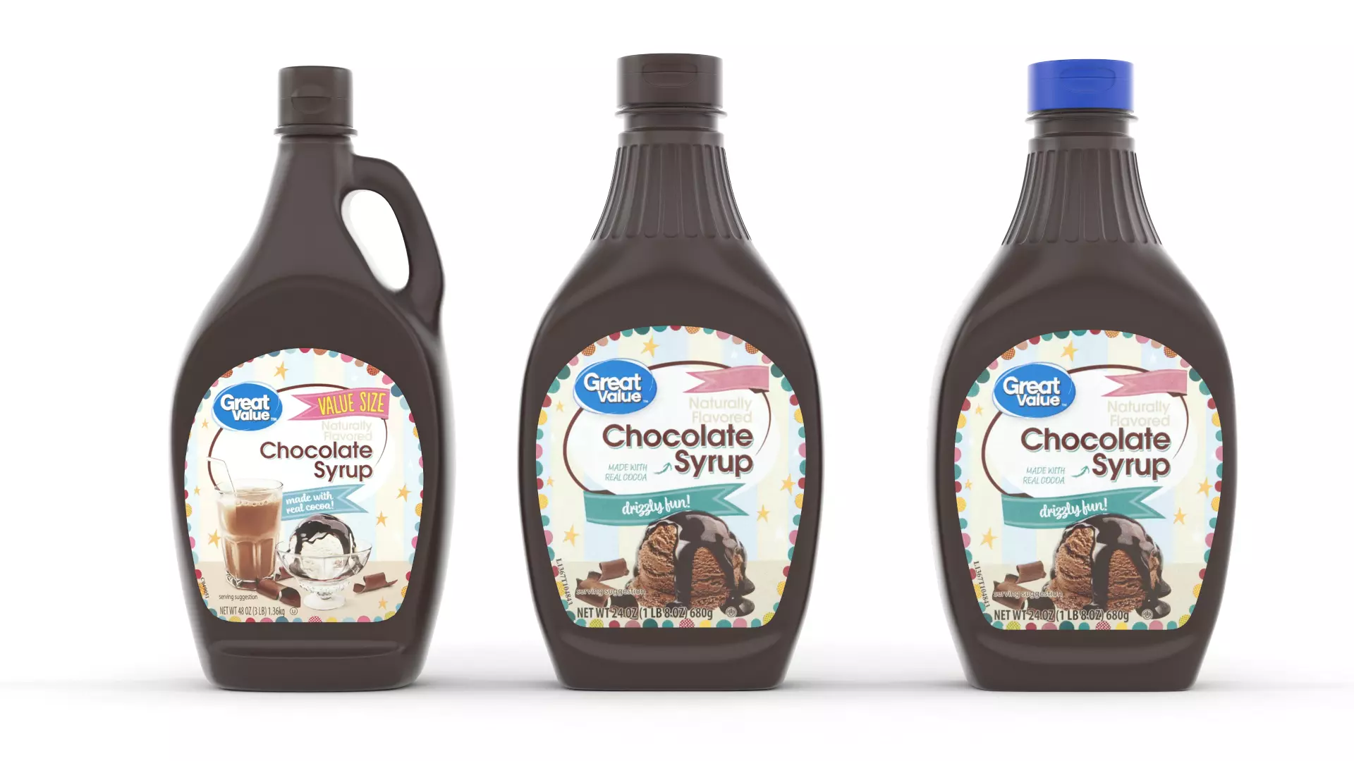 Chocolate Syrup 3D model_0