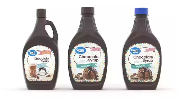 Chocolate Syrup 3D model