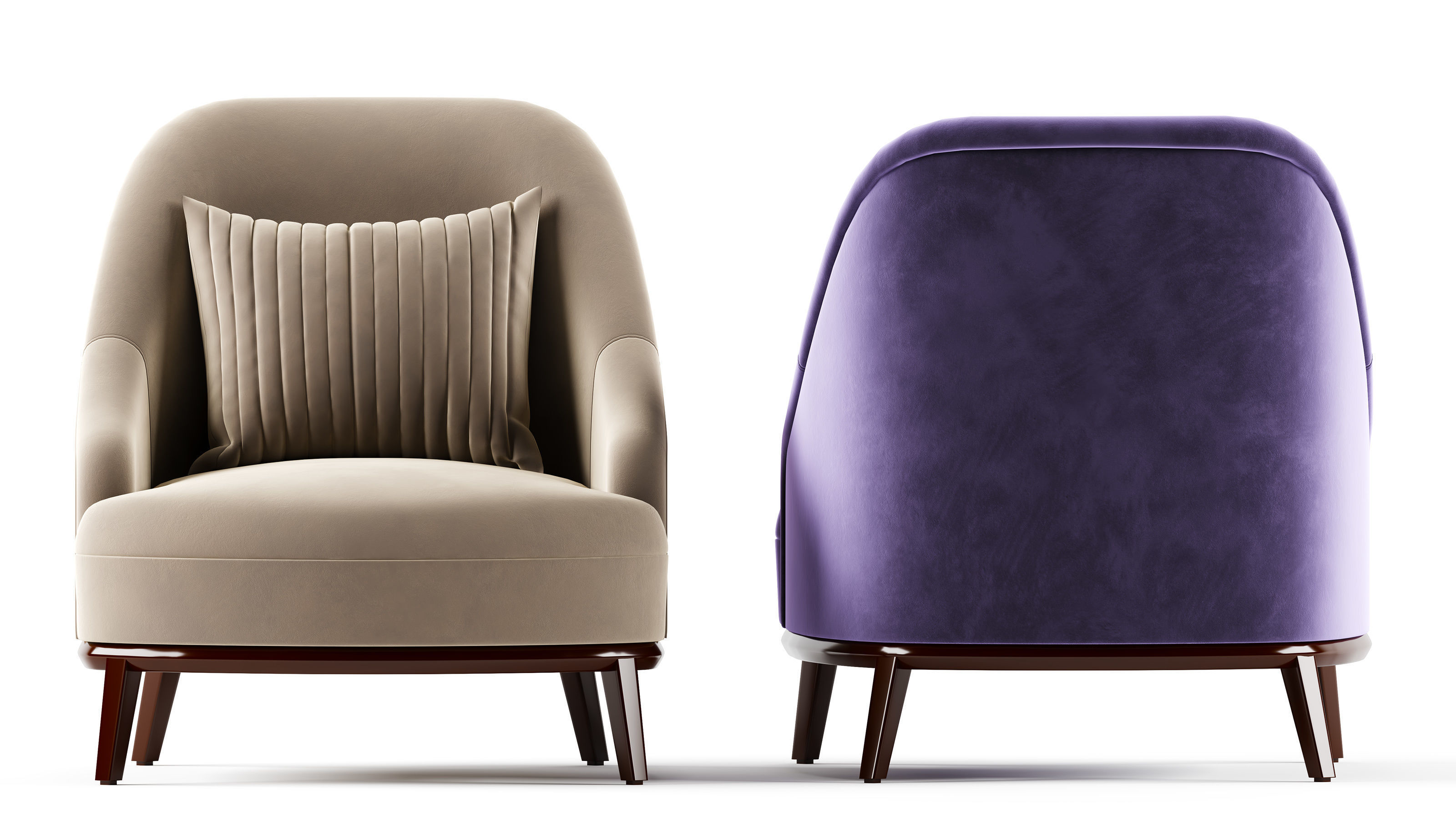 Celedonio armchair 3D model_5