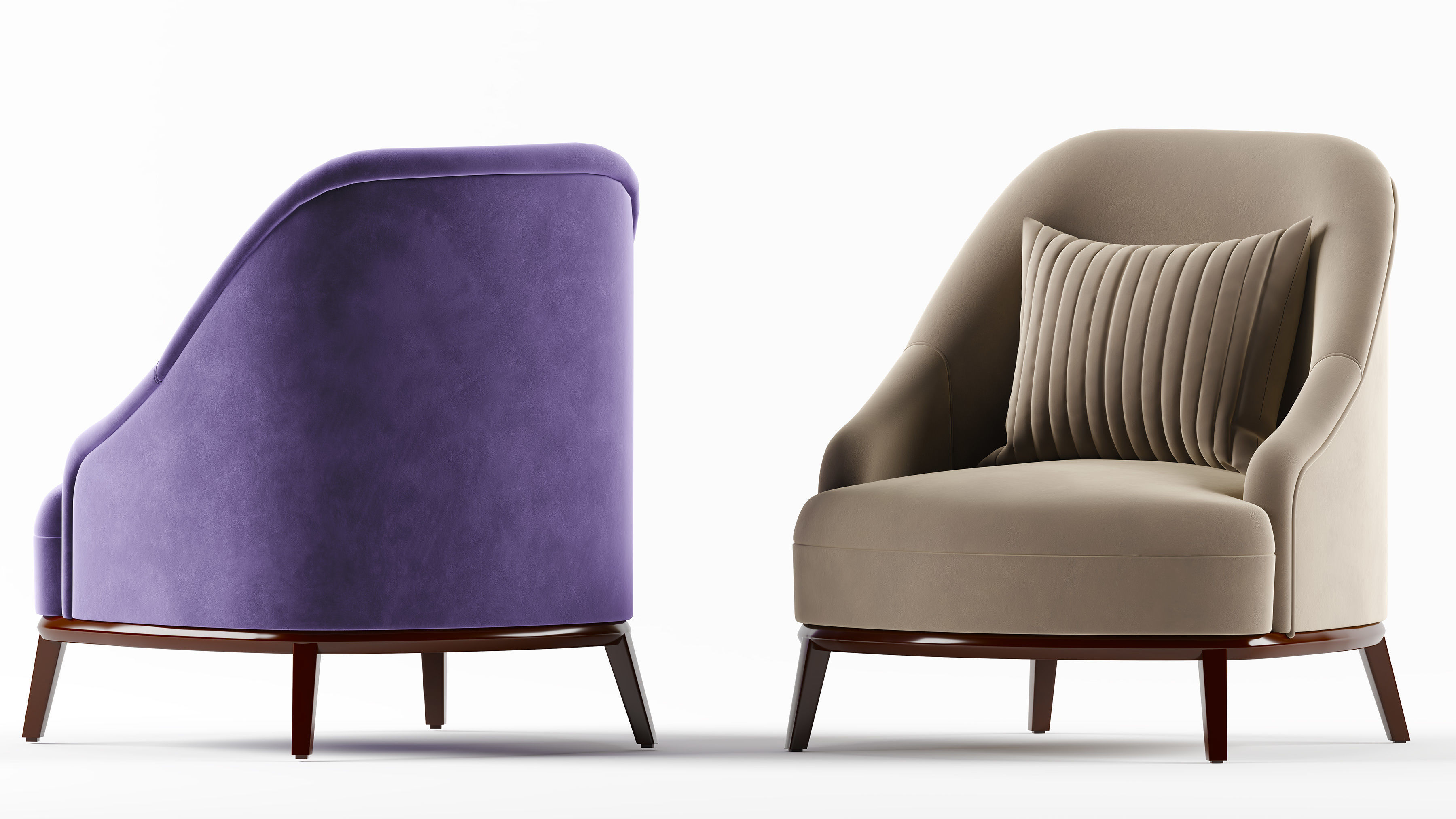 Celedonio armchair 3D model_3