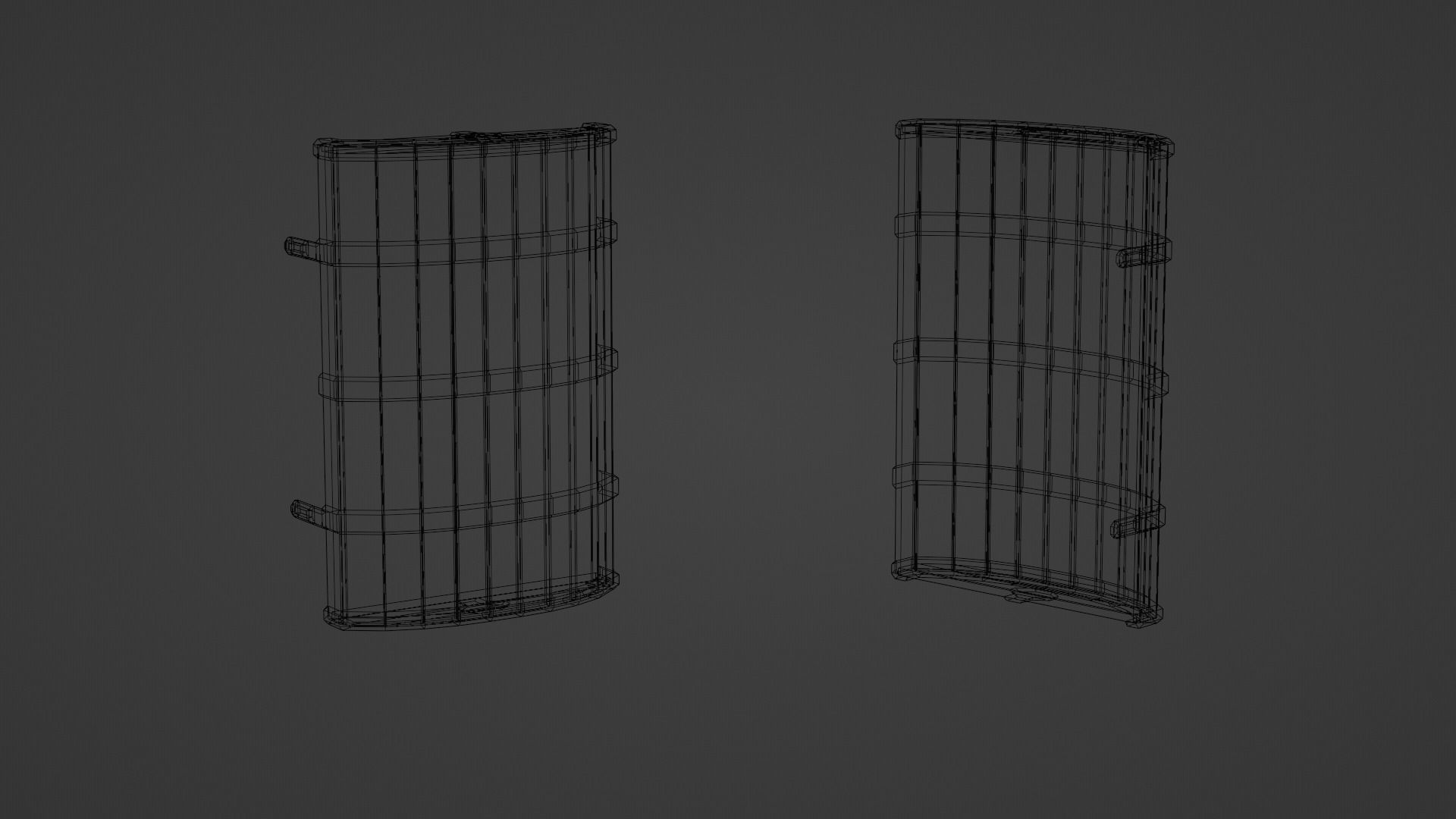 Medieval Chests Low-poly 3D model_12