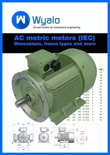 IEC Electric Motors - dimensions and more 3D model