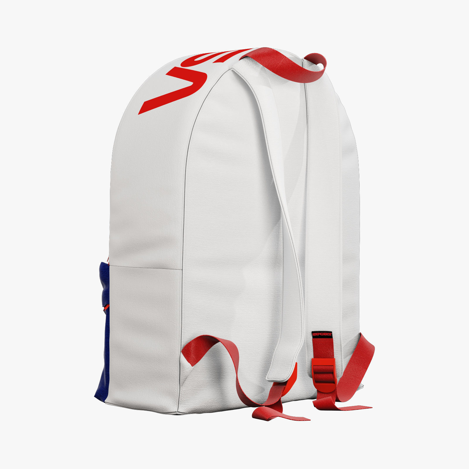 decorative set white NASA 3D model_2