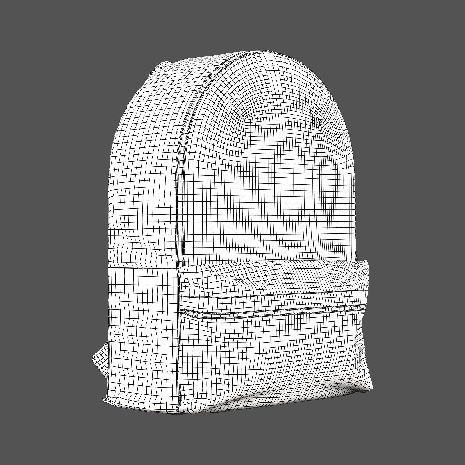 decorative set white NASA 3D model_13