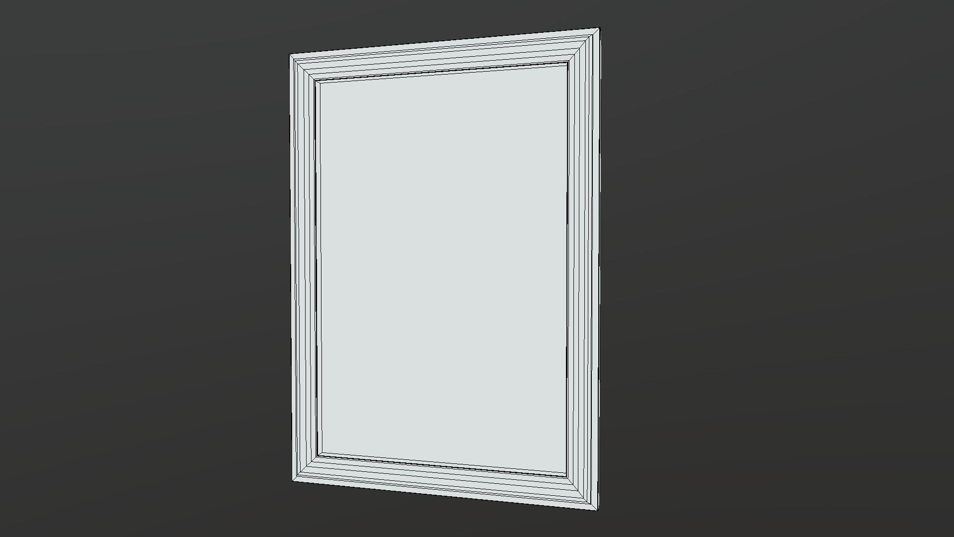 Old Portrait of Witch Free low-poly 3D model_3