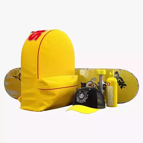 decorative set yellow