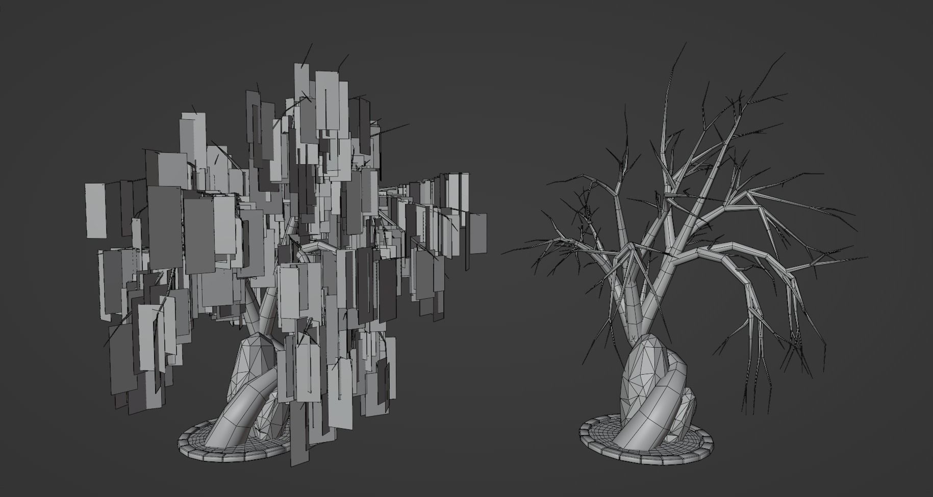 Mystic Tree Low-poly 3D model_3