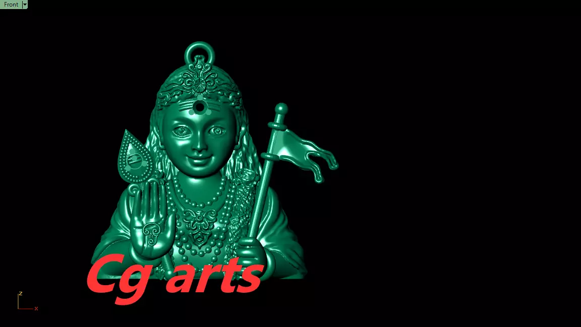 kumara swamy locket 3D print model