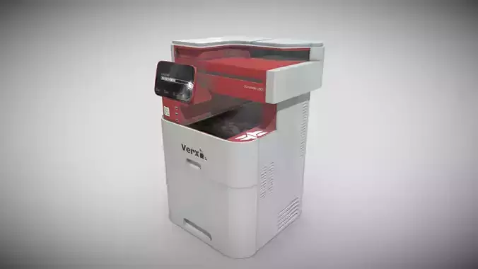 Office Big Printer Red