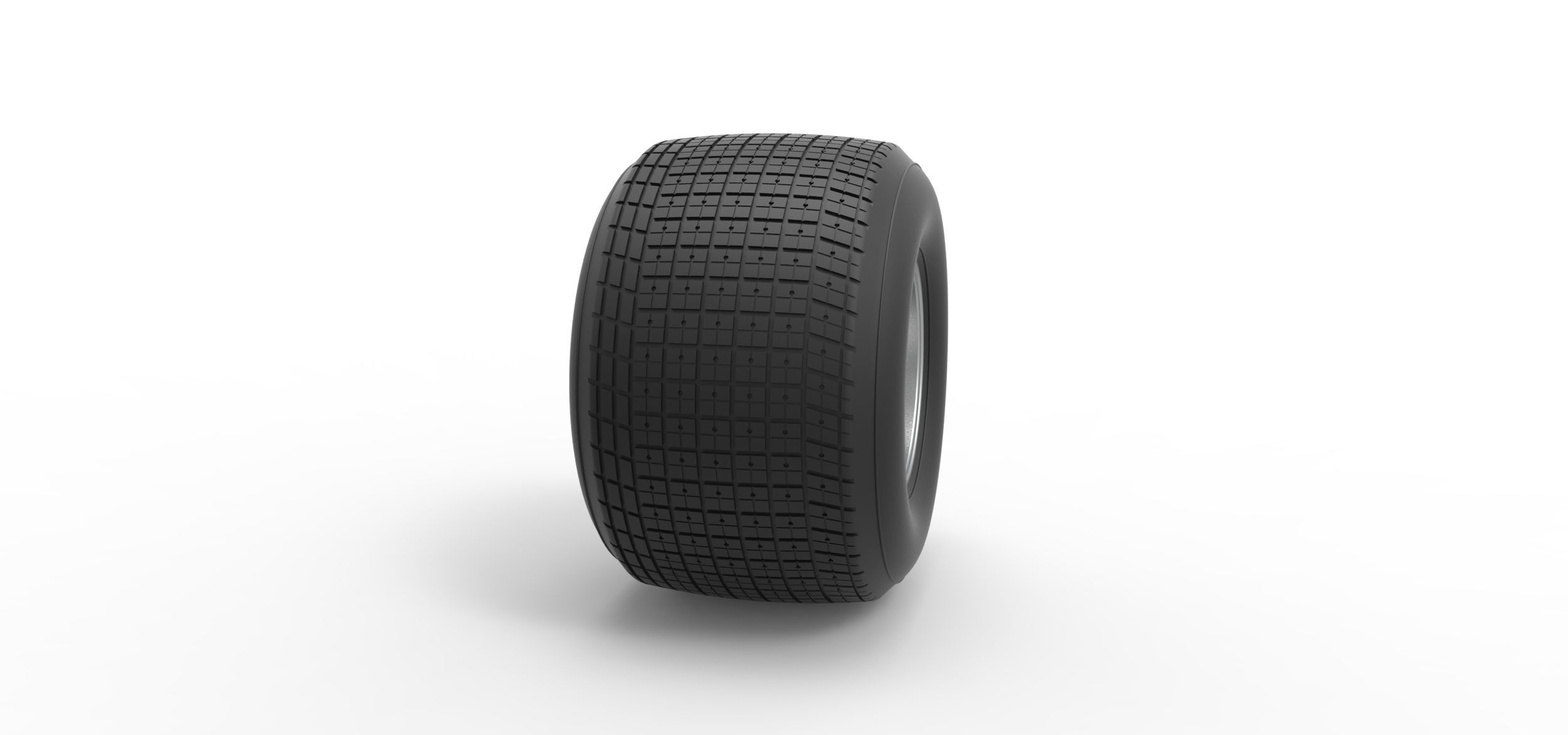 Rear wheel from Sprint car Scale 1 to 25 3D print model_2