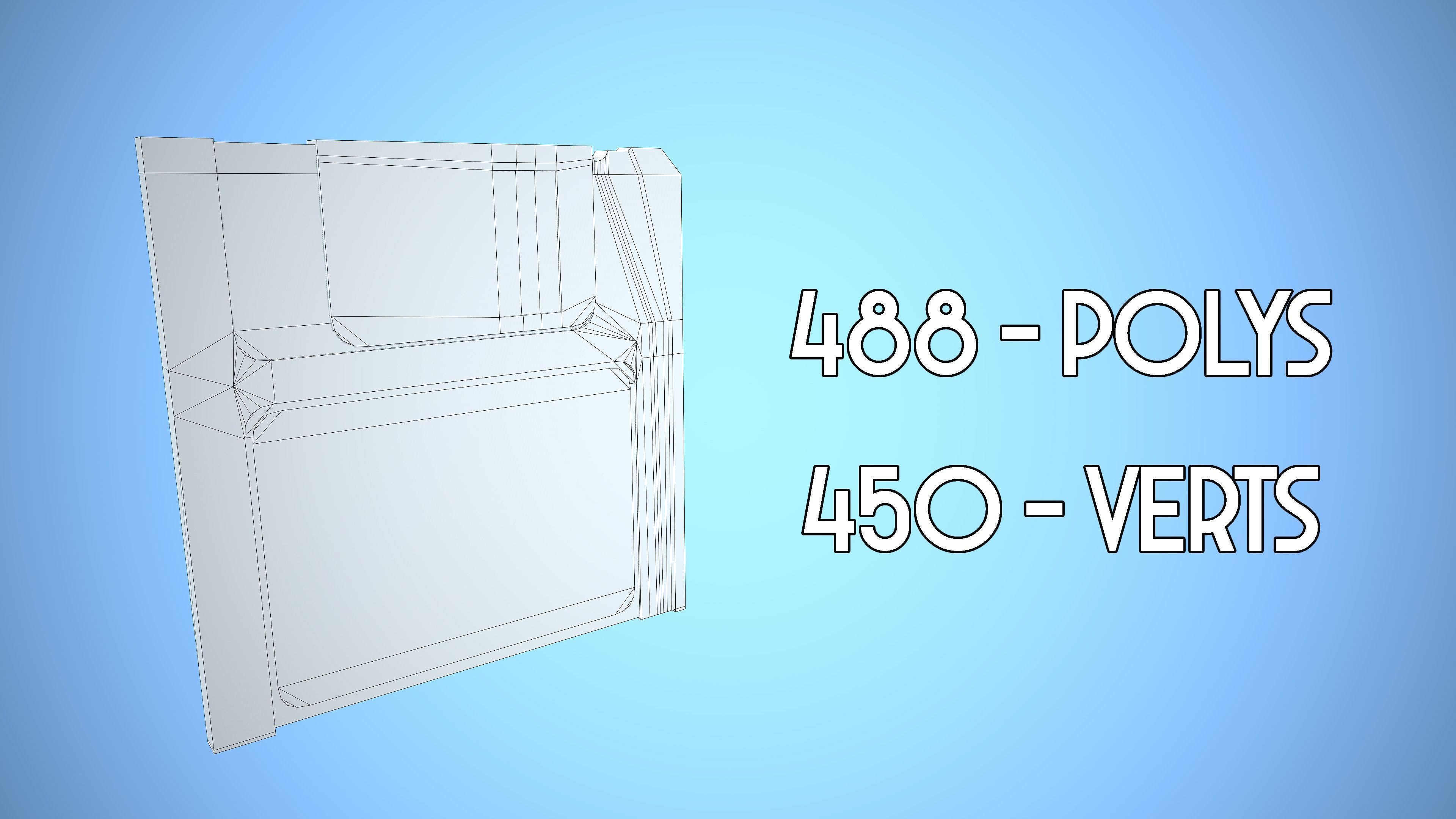 DISKETTE REALISTIC STYLIZED Low-poly 3D model_3