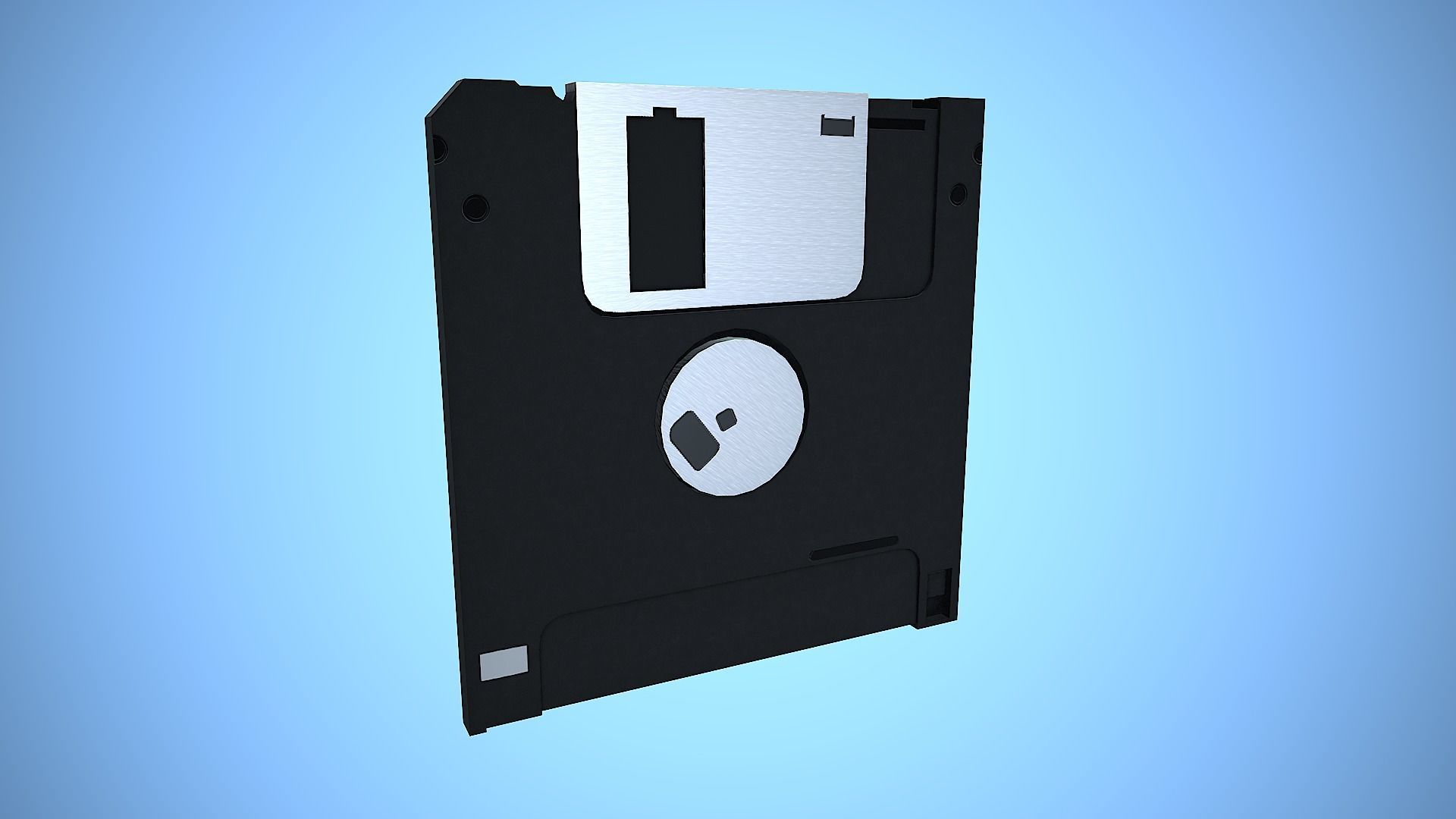 DISKETTE REALISTIC STYLIZED Low-poly 3D model_7