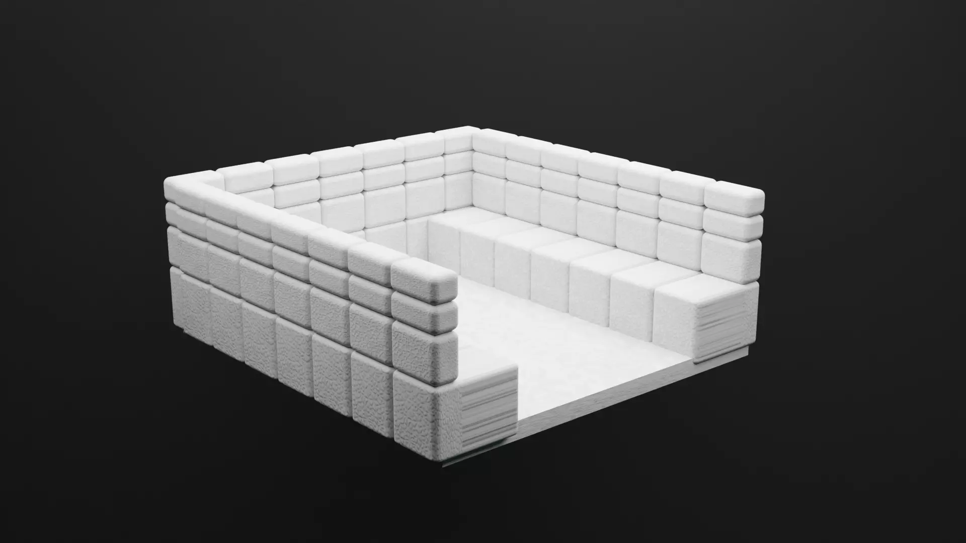 Restaurant booth Free 3D model