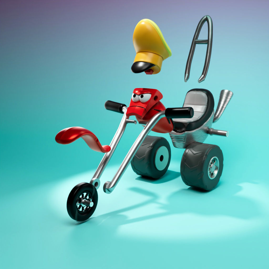 Wheelie and the Chopper Bunch 3D print model_8