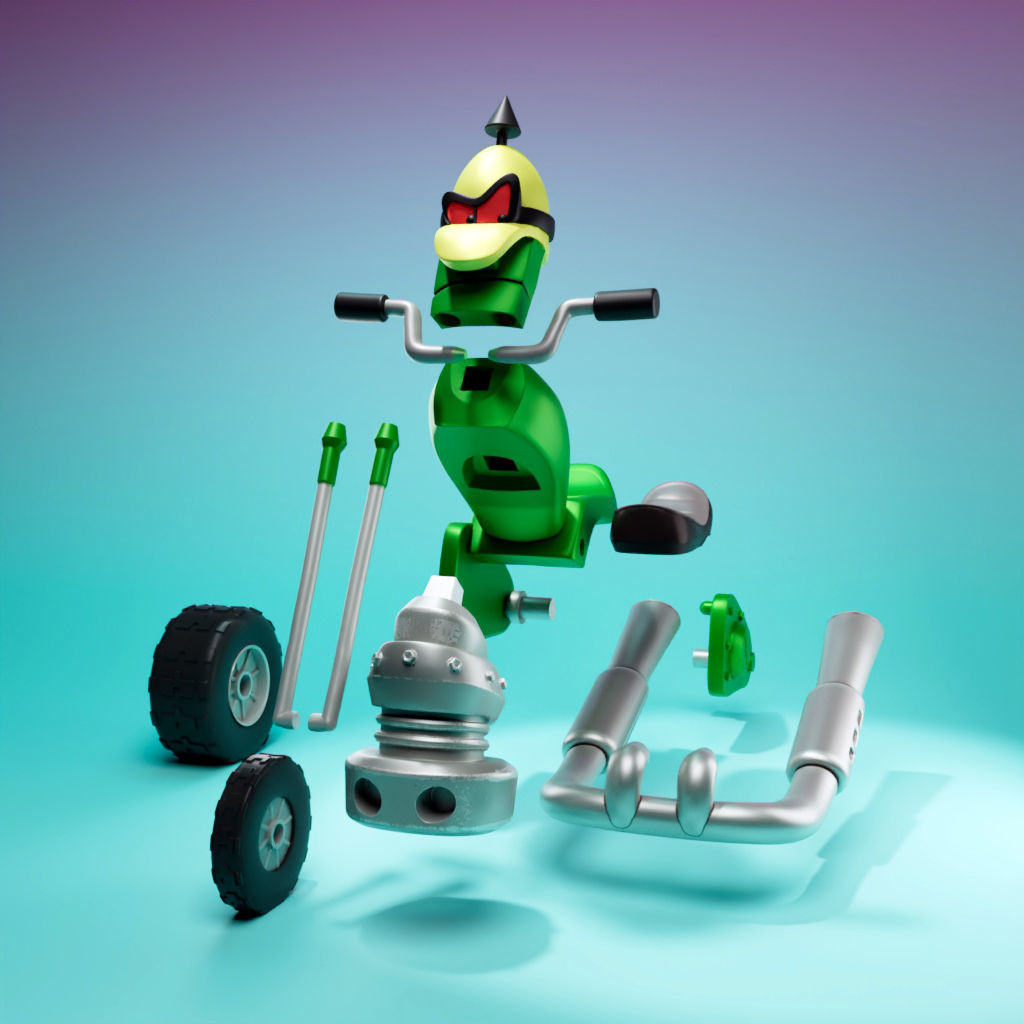 Wheelie and the Chopper Bunch 3D print model_4