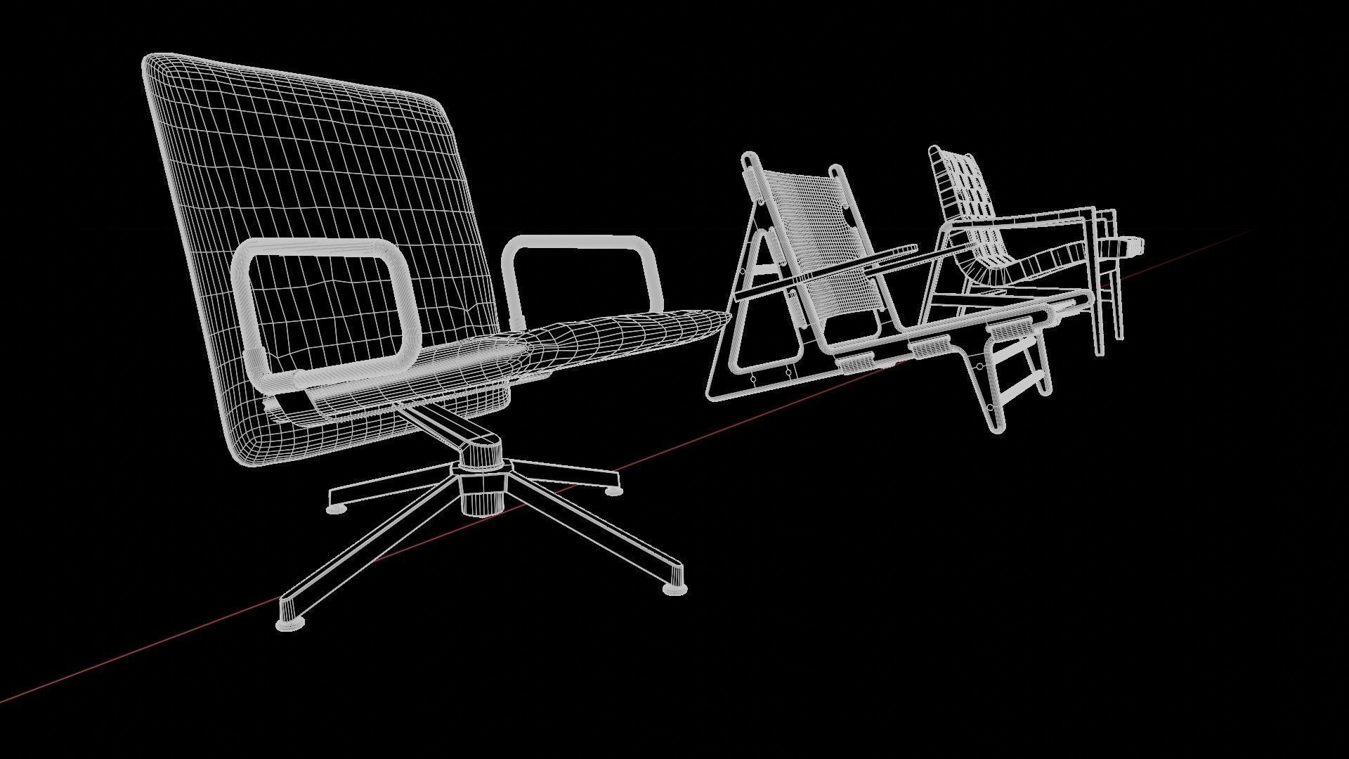 Chairs 3D model_8