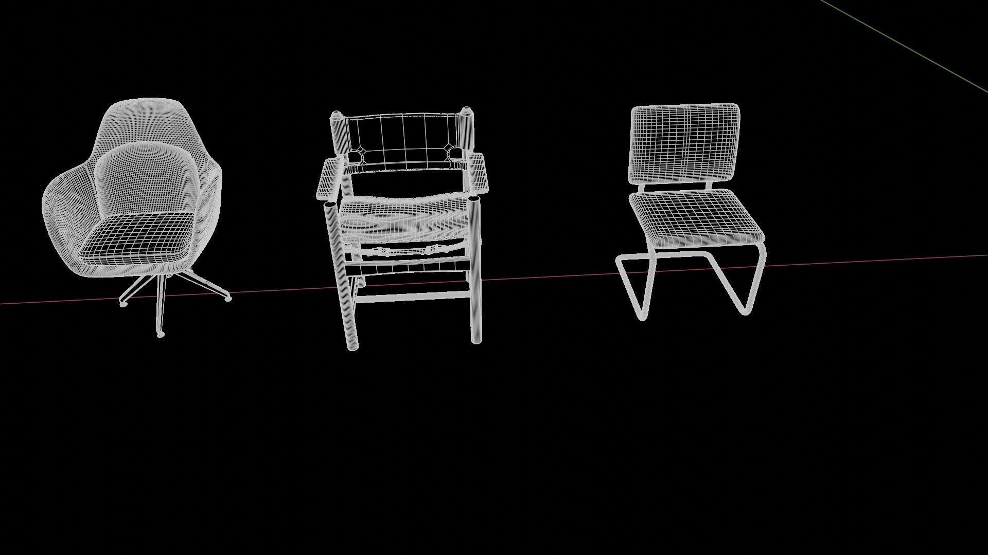 Chairs 3D model_12